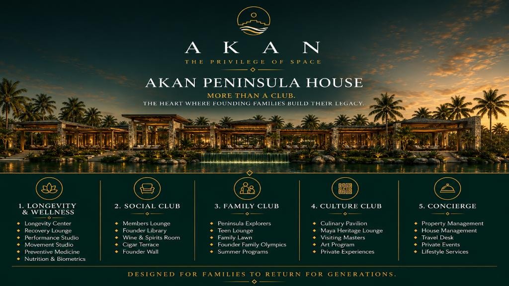 Akan Peninsula House — More Than a Club, the heart where founding families build their legacy