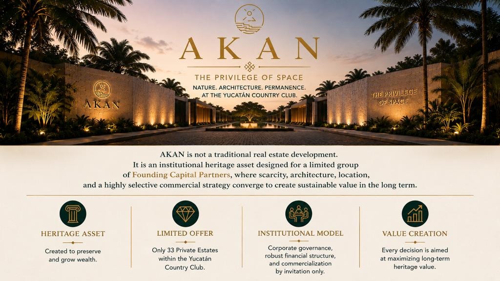 Akan — Heritage Asset, Limited Offer, Institutional Model, Value Creation